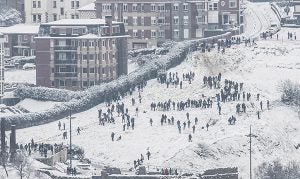 2018-02.28 NEVADA EN GETXO. FOTO: © TXETXU BERRUEZO ZÁRATE